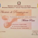 Cerimonia premiazione Concorso Regionale “Nicholas Green”